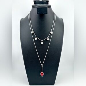 IT TAKES TWO NECKLACE, SCARLET
Touchstone Crystal by Swarovski